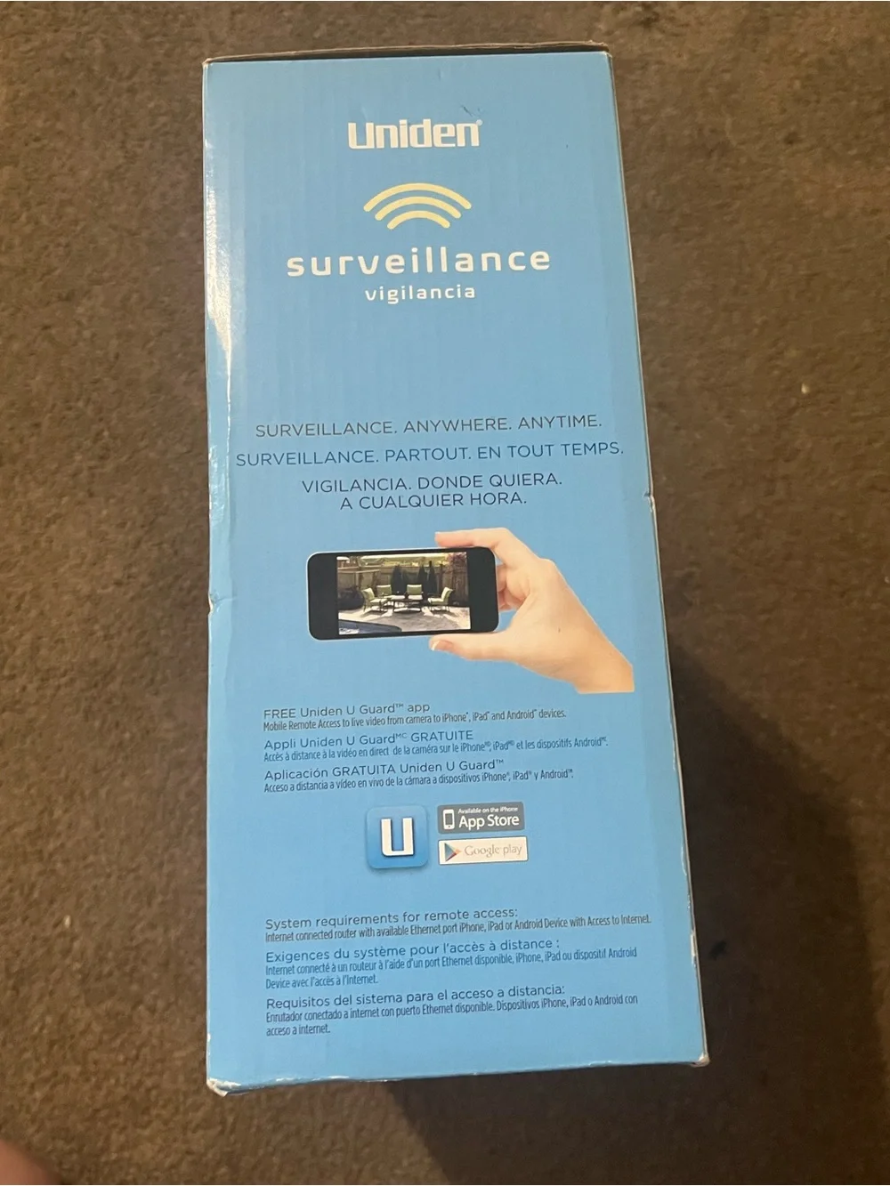 NIB Uniden Guardian UDR744 Wireless Surveillance System 2 indoor/outdoor cameras